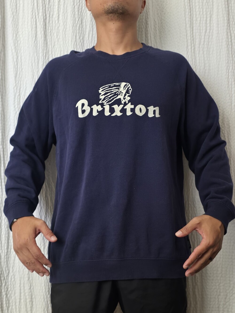 Brixton Black Long Sleeve Sweater XL